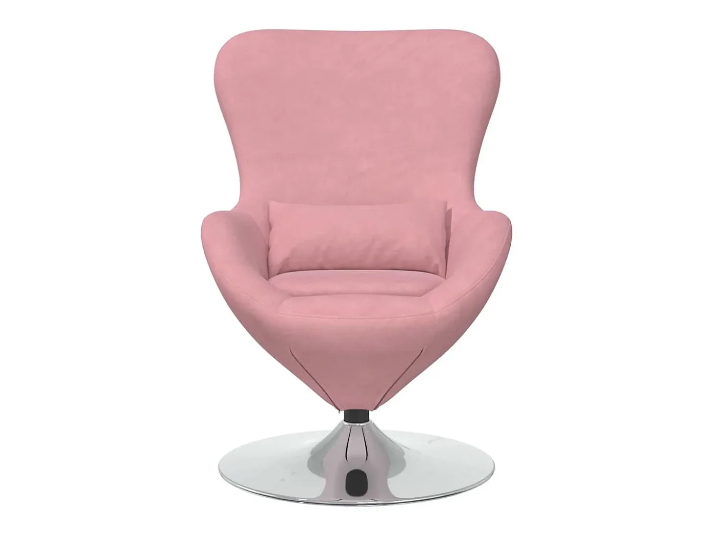 Cadeira Relax | Cadeira ovo Rosa 63x73x90 cm Veludo SHL820449