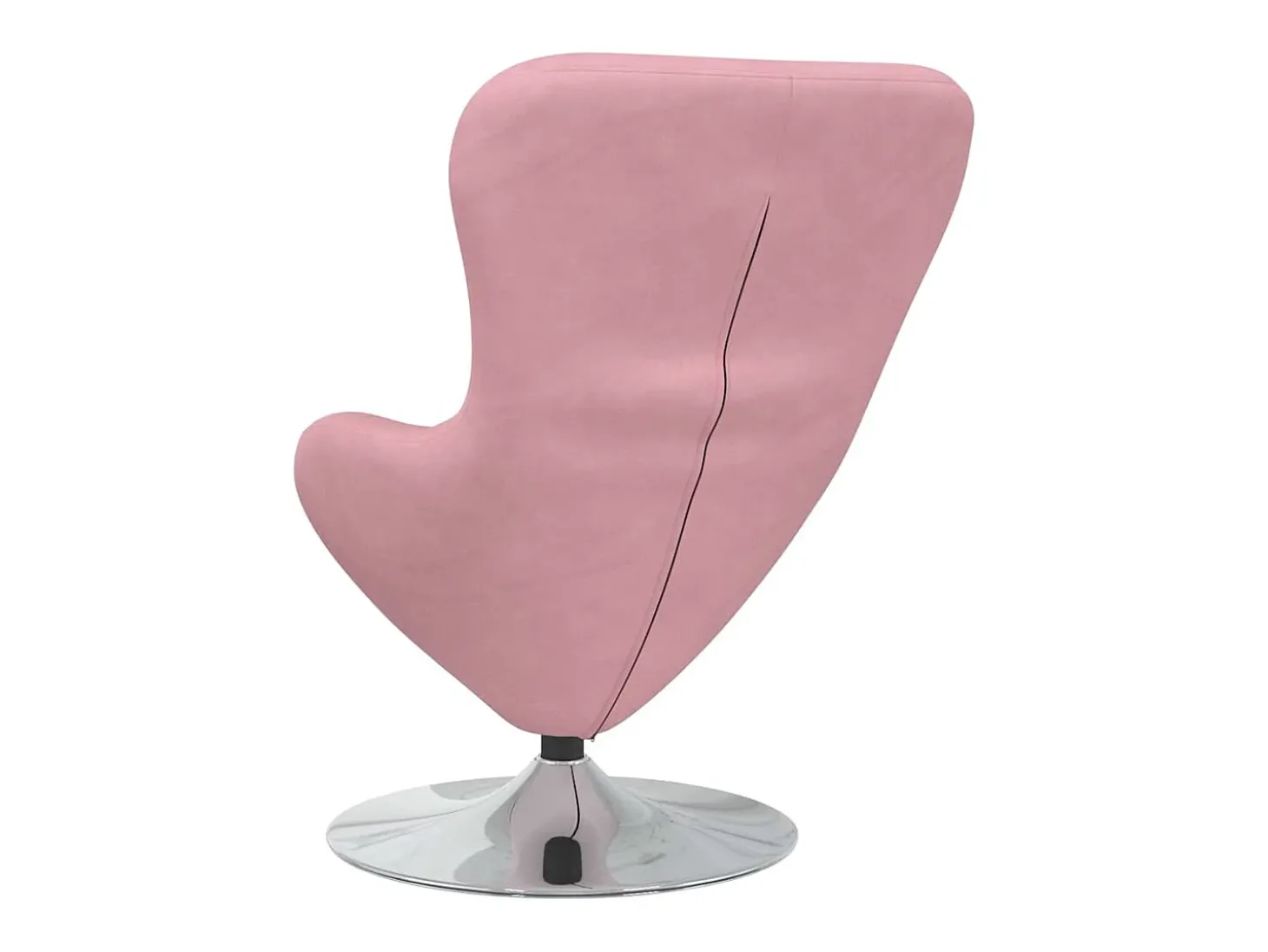 Cadeira Relax | Cadeira ovo Rosa 63x73x90 cm Veludo SHL820449