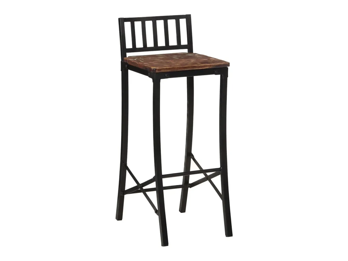 Cadeiras de bar 4 pcs madeira recuperada maciça PT818770