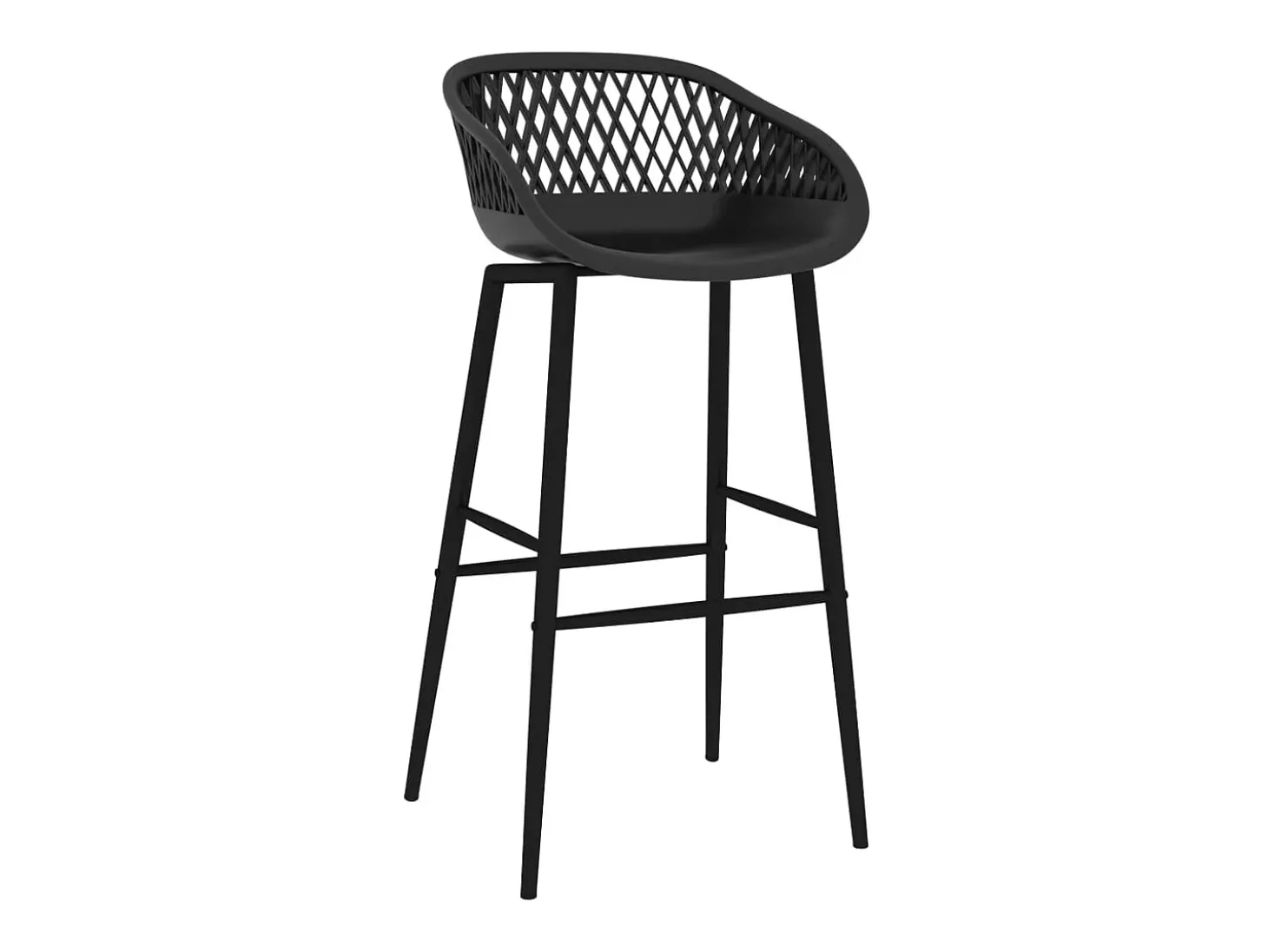 Cadeiras de bar 4 pcs preto PT916351