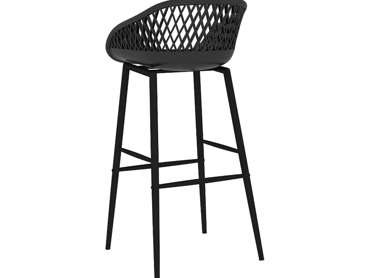 Cadeiras de bar 4 pcs preto PT916351