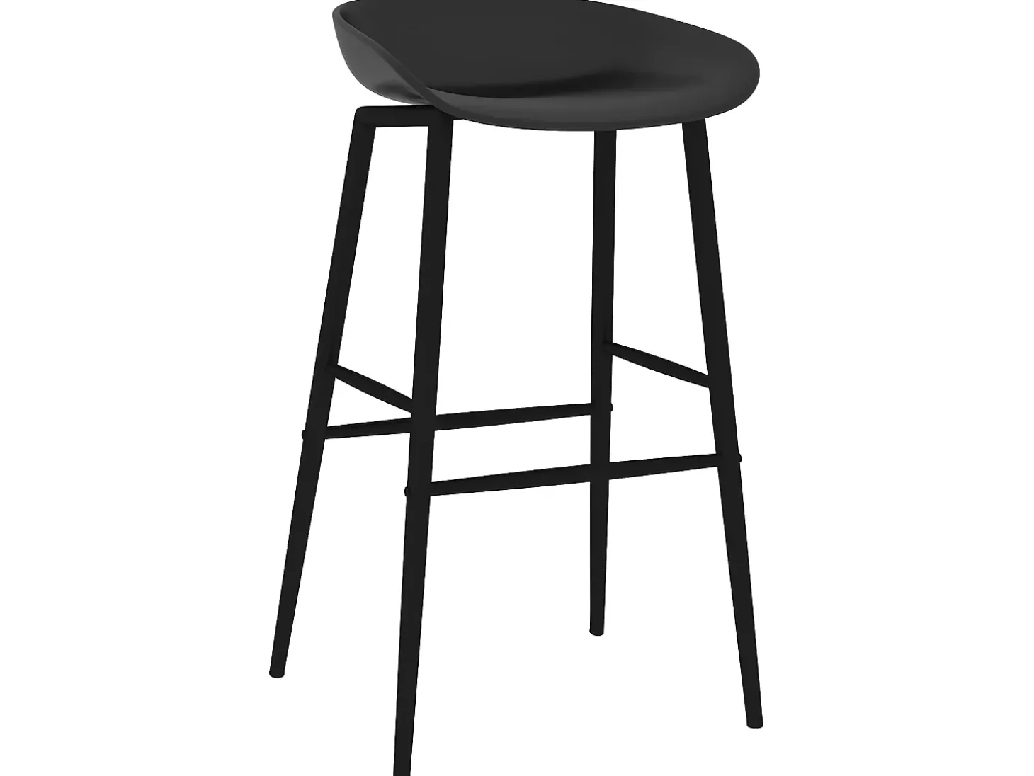 Cadeiras de bar 2 pcs preto PT491321