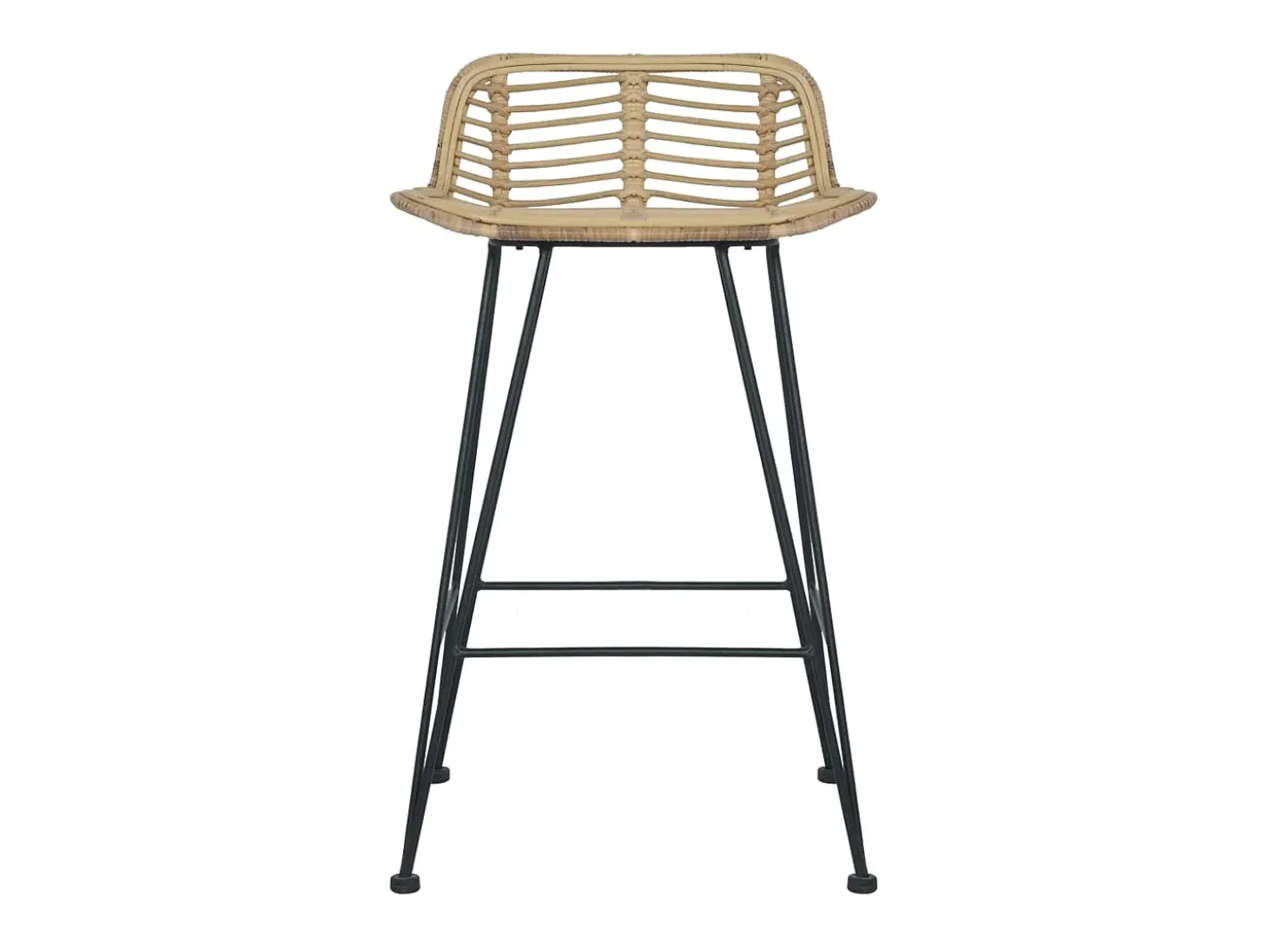 Cadeiras de bar 2 pcs vime genuíno PT266902