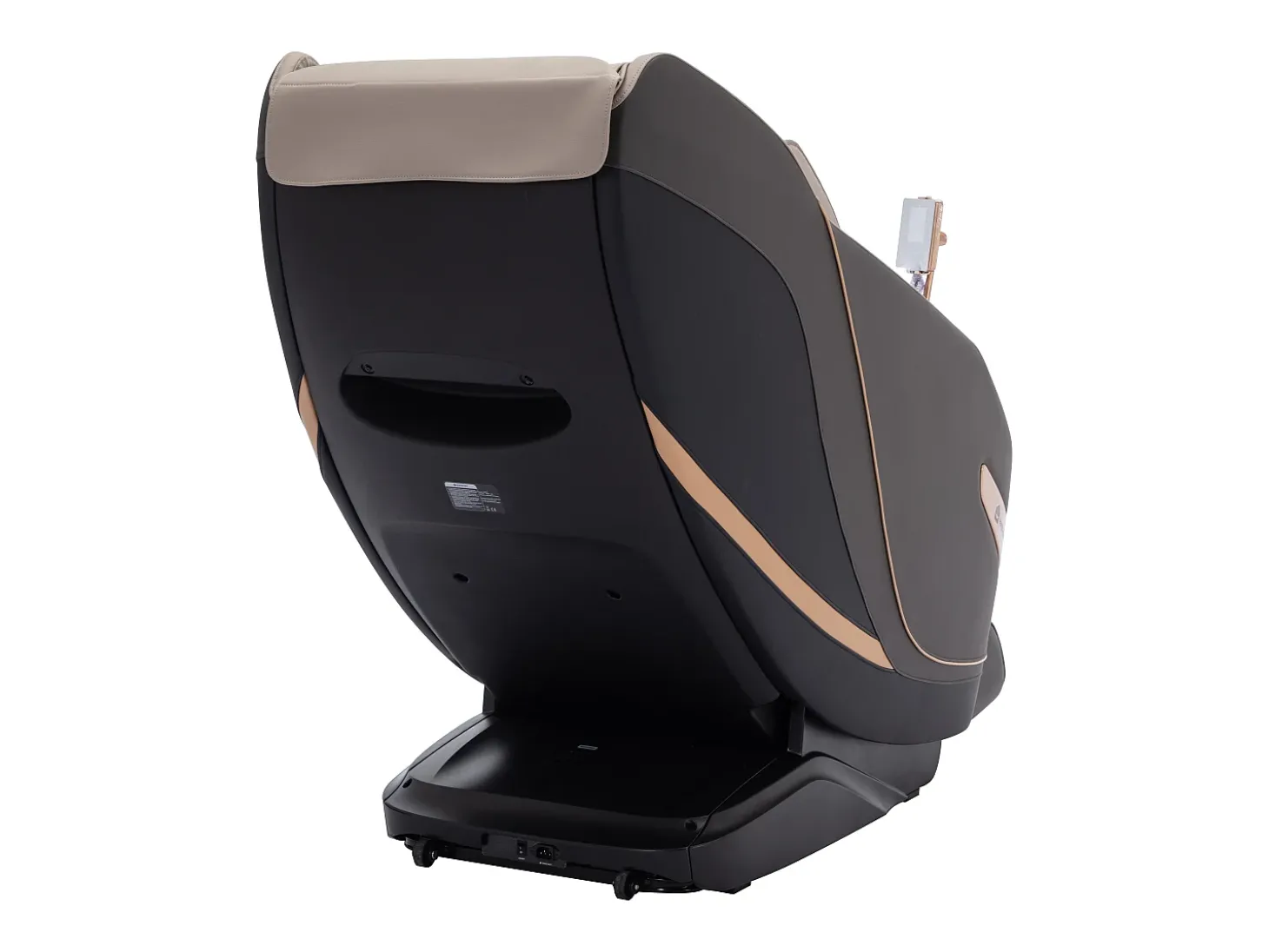 Cadeirão de massagens pele sintética, sistema gravidade zero bege MOWATA