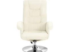 Cadeirão e banco reclináveis Springfield Creme