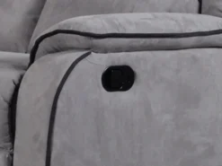 Cadeirão relax em microfibra Cinzento - HERNANI