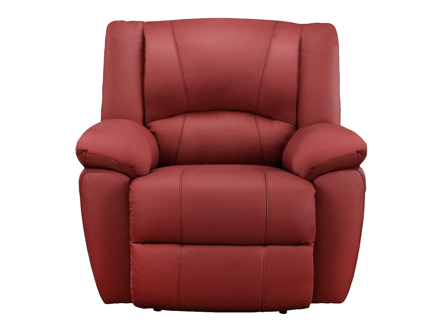 Cadeirão relax em pele Vermelho - AROMA