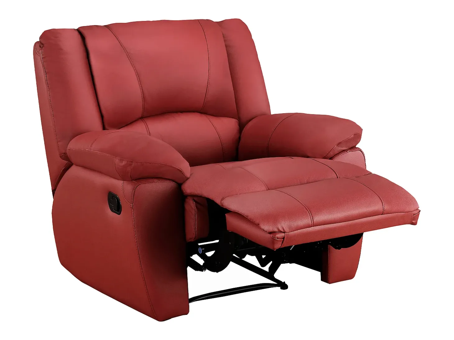 Cadeirão relax em pele Vermelho - AROMA