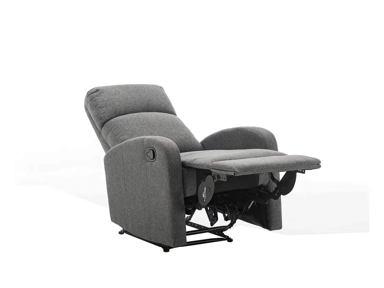 Cadeirão relax manual em tecido Antracite - ISAO