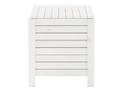Caixa arrumação c/ tampa RANA 100x49x54 cm pinho maciço branco PT448270