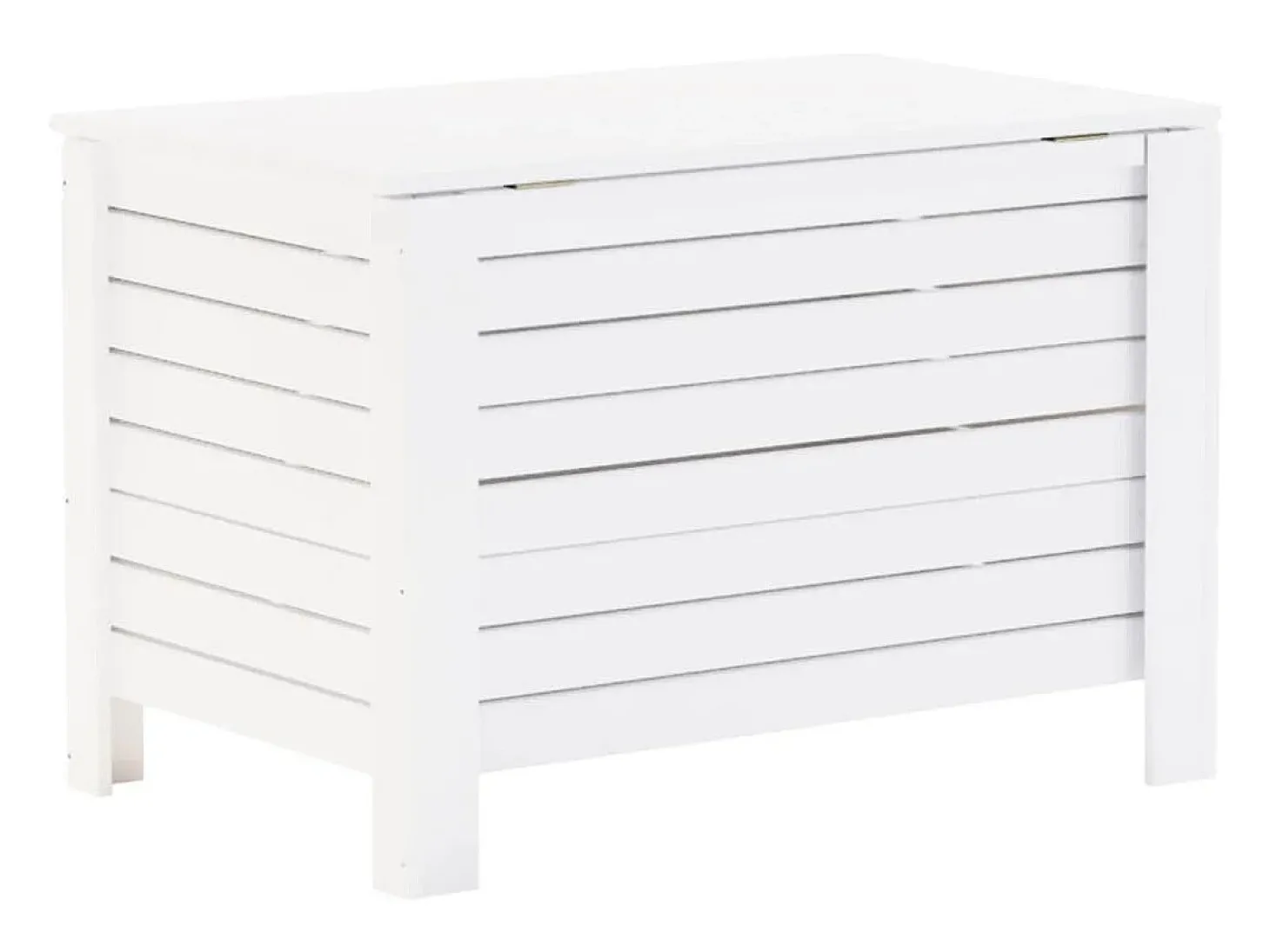Caixa arrumação c/ tampa RANA 100x49x54 cm pinho maciço branco