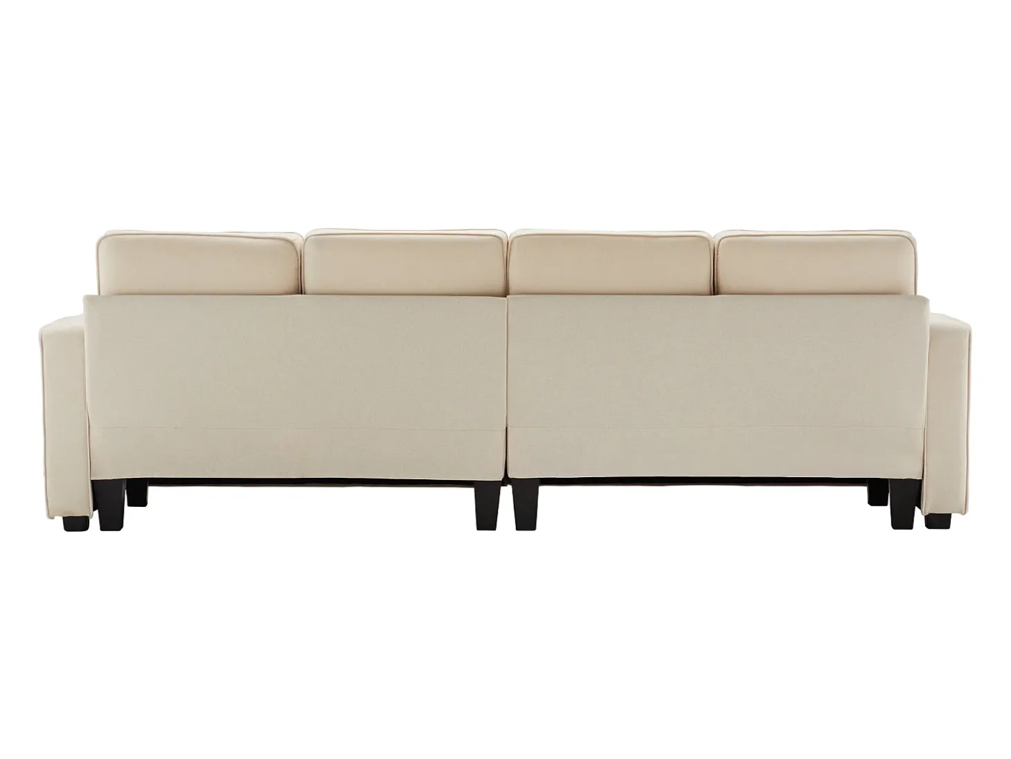 Cama acolchoada para adulto 180 x 1362 cm, sem cabeceira, com faixa LED (monocromática), base com suspensão hidráulica, bege.