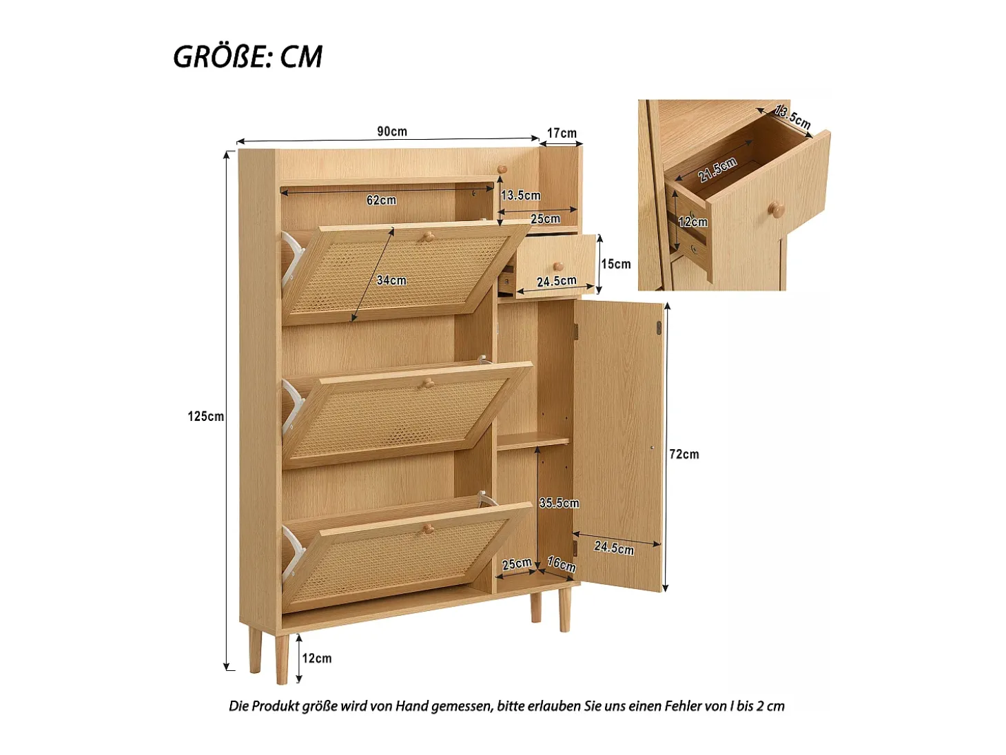 Cama acolchoada para adulto 180 x 396 cm, sem cabeceira, com faixa LED (monocromática), base com suspensão hidráulica, bege.
