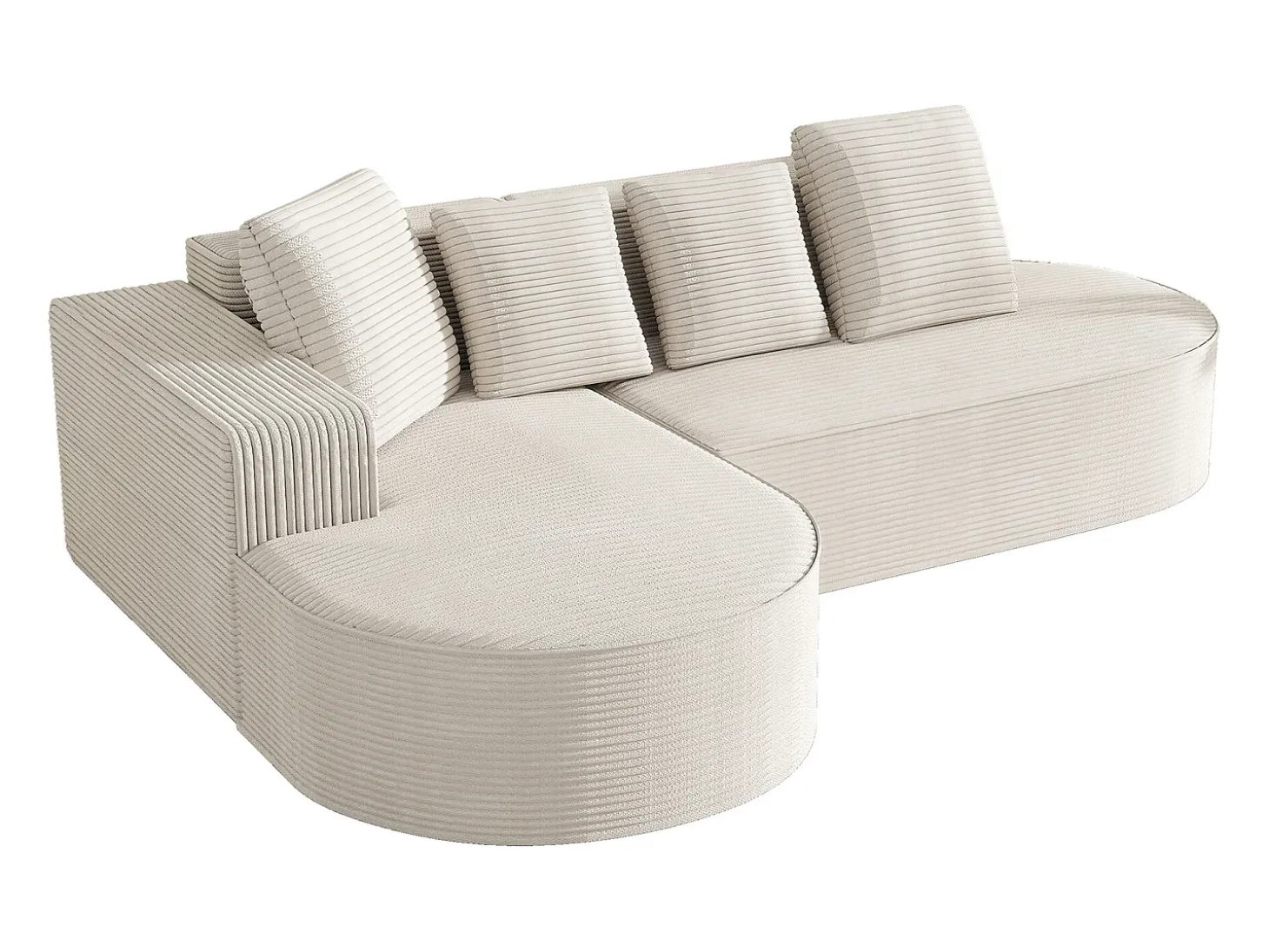 Cama acolchoada para adulto 180 x 1424 cm, sem cabeceira, com faixa LED (monocromática), base com suspensão hidráulica, bege.