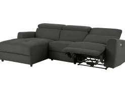 Capena | Sofá Chaise Lounge de 3 lugares Esquerda Eléctrica
