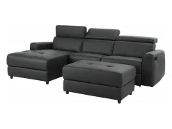 Capena | Sofá com chaise lounge de 3 lugares esquerdo
