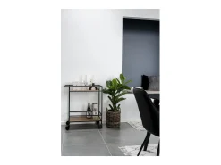 Carrinho Vita, Castanho, 68x40x79 cm, Kendra Home