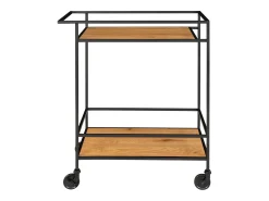 Carrinho Vita, Castanho, 68x40x79 cm, Kendra Home