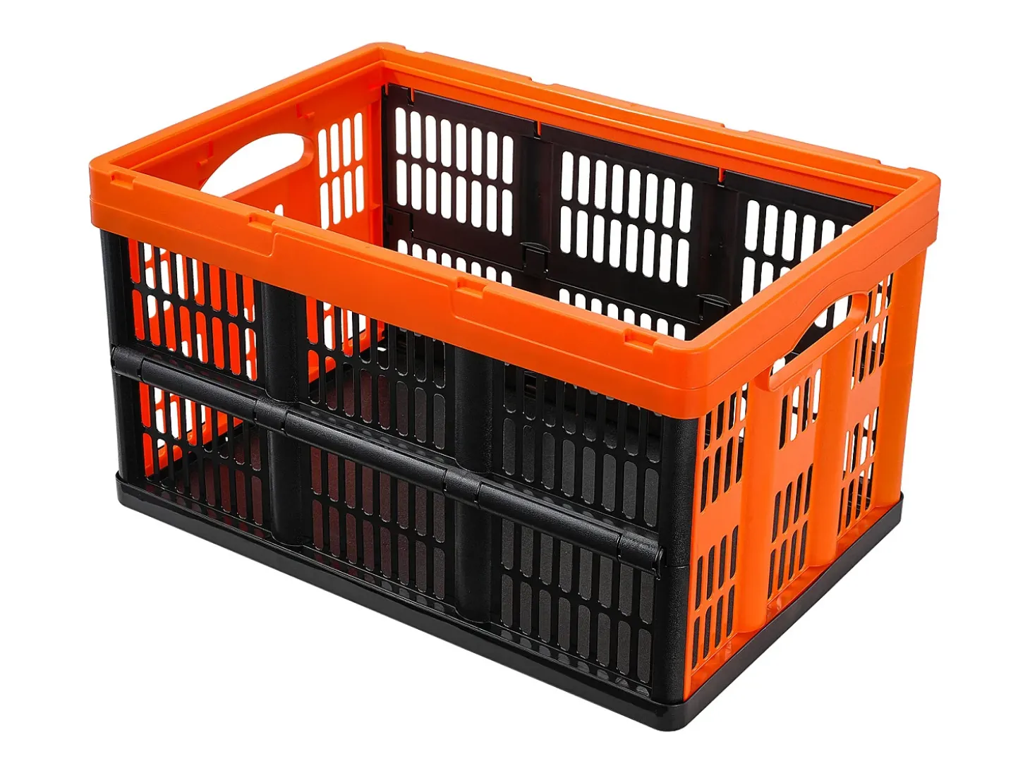 Cestas de Armazenamento SucceBuy Dobráveis, 45 L, Plástico Dobrável, Lote de 3, Empilháveis - Solução Prática para Organizar e Guardar Pertences