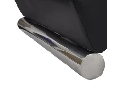 Chaise longue couro artificial preto PT631666