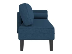 Chaise lounge com almofadões tecido azul PT131304