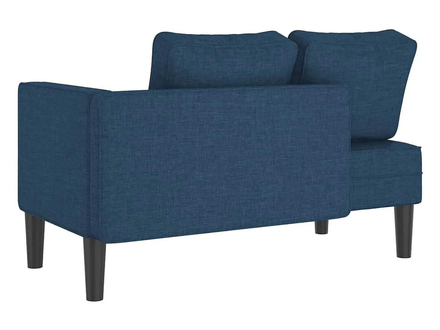Chaise lounge com almofadões tecido azul PT131304