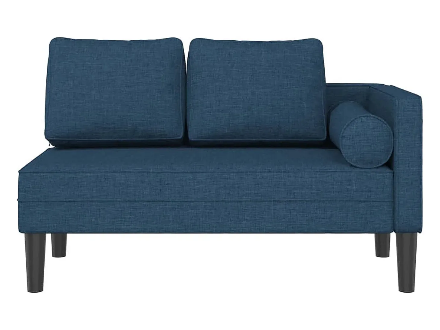 Chaise lounge com almofadões tecido azul PT131304