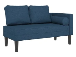 Chaise lounge com almofadões tecido azul PT131304