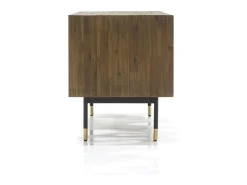 Cómoda 160x55x45 cm castanha labirinto mazl01-160
