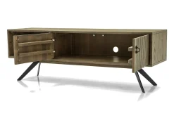 Cómoda 160x55x45 cm castanha massa masl01