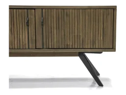 Cómoda 160x55x45 cm castanha massa masl01
