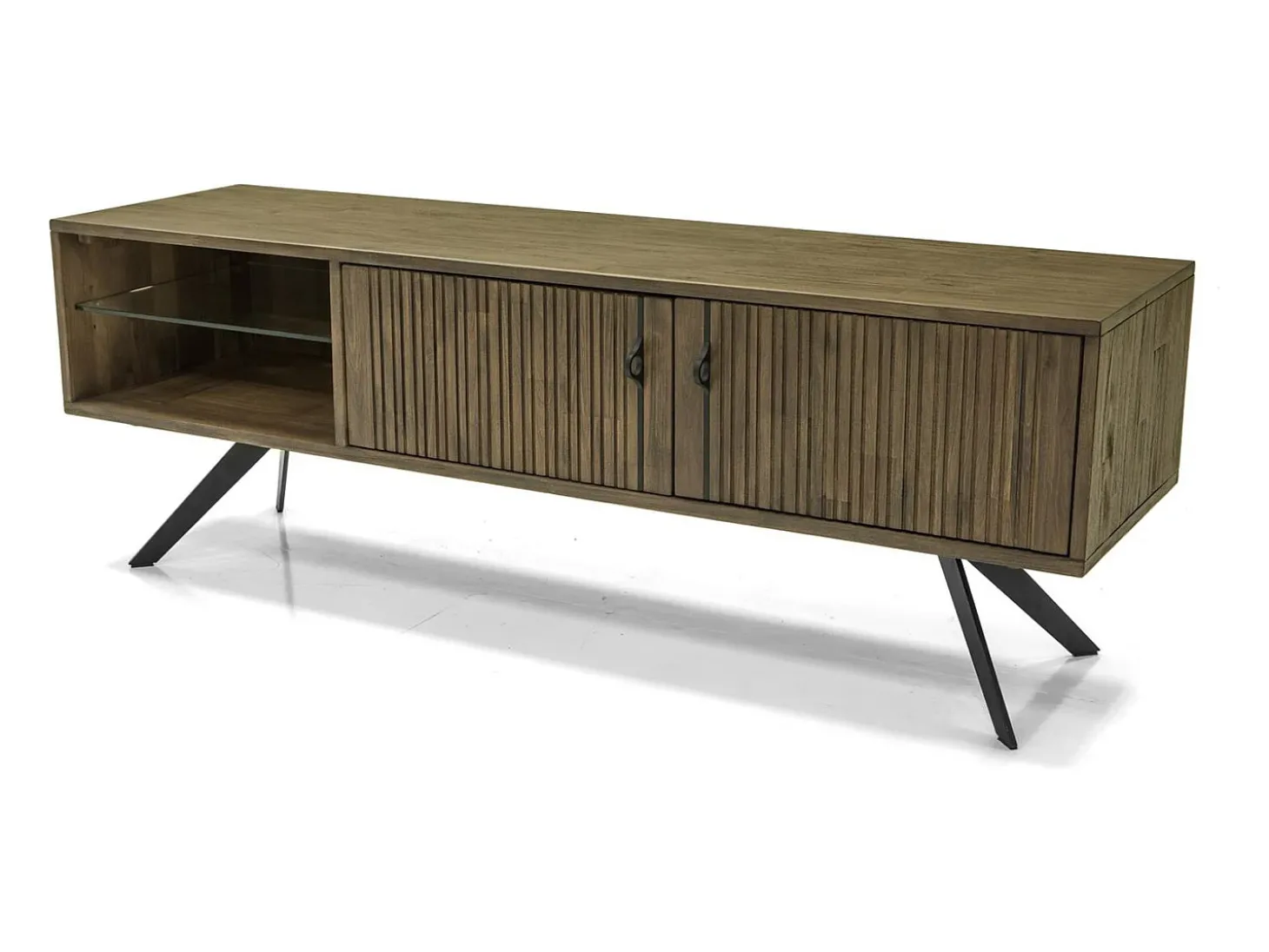 Cómoda 160x55x45 cm castanha massa masl01