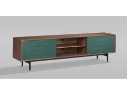 Cômoda 200x55x40 cm nogueira stilig st153