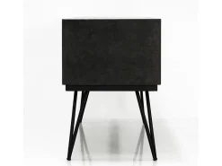 Cómoda 150x55x45 cm preta adesso adesl01