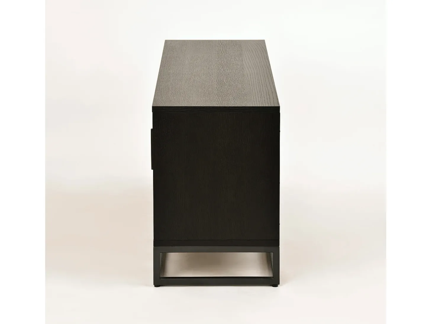 Cómoda 133x55x39 cm preta Indus IN25-2
