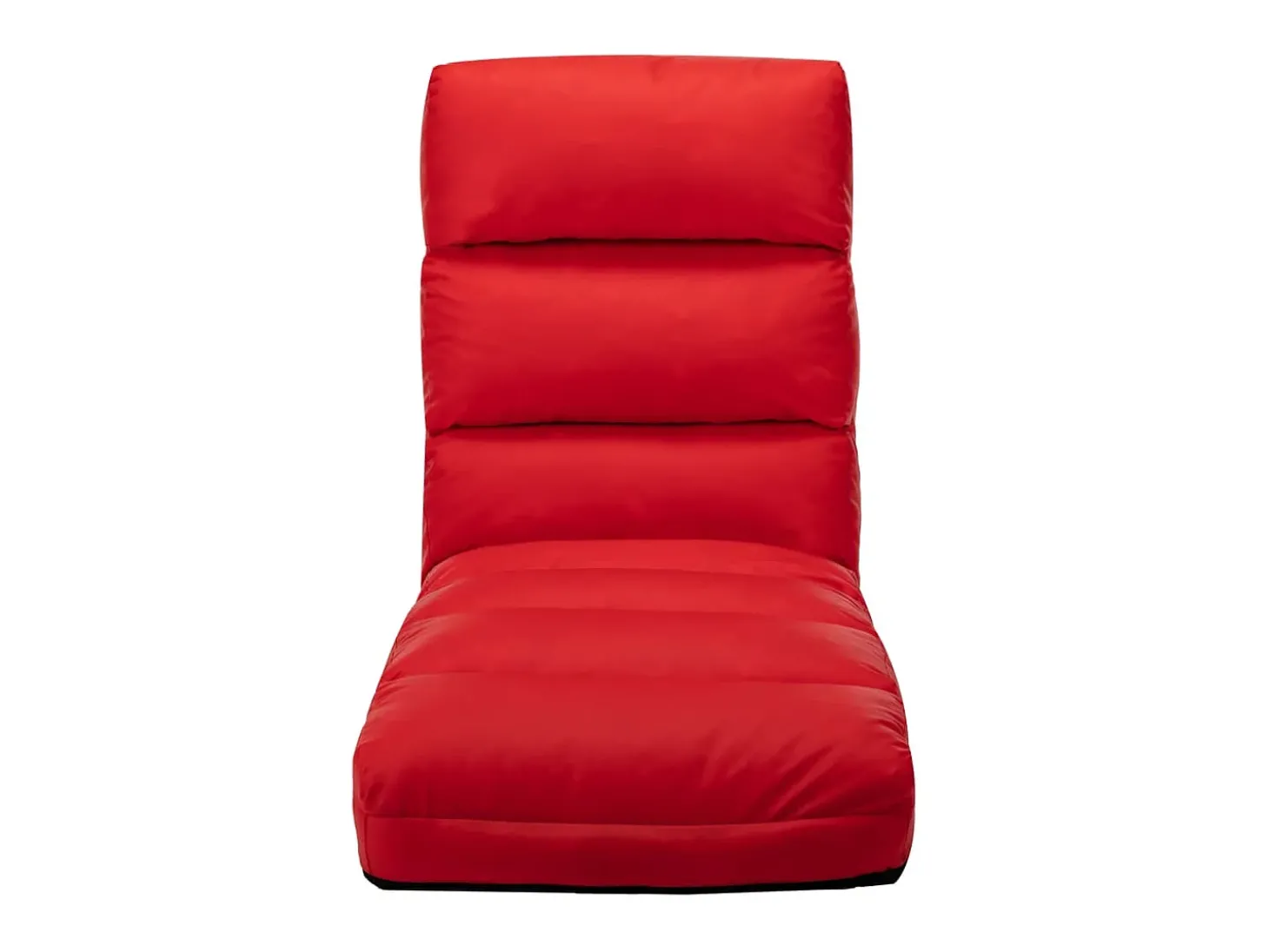 Colchão dobrável couro artificial vermelho PT775163