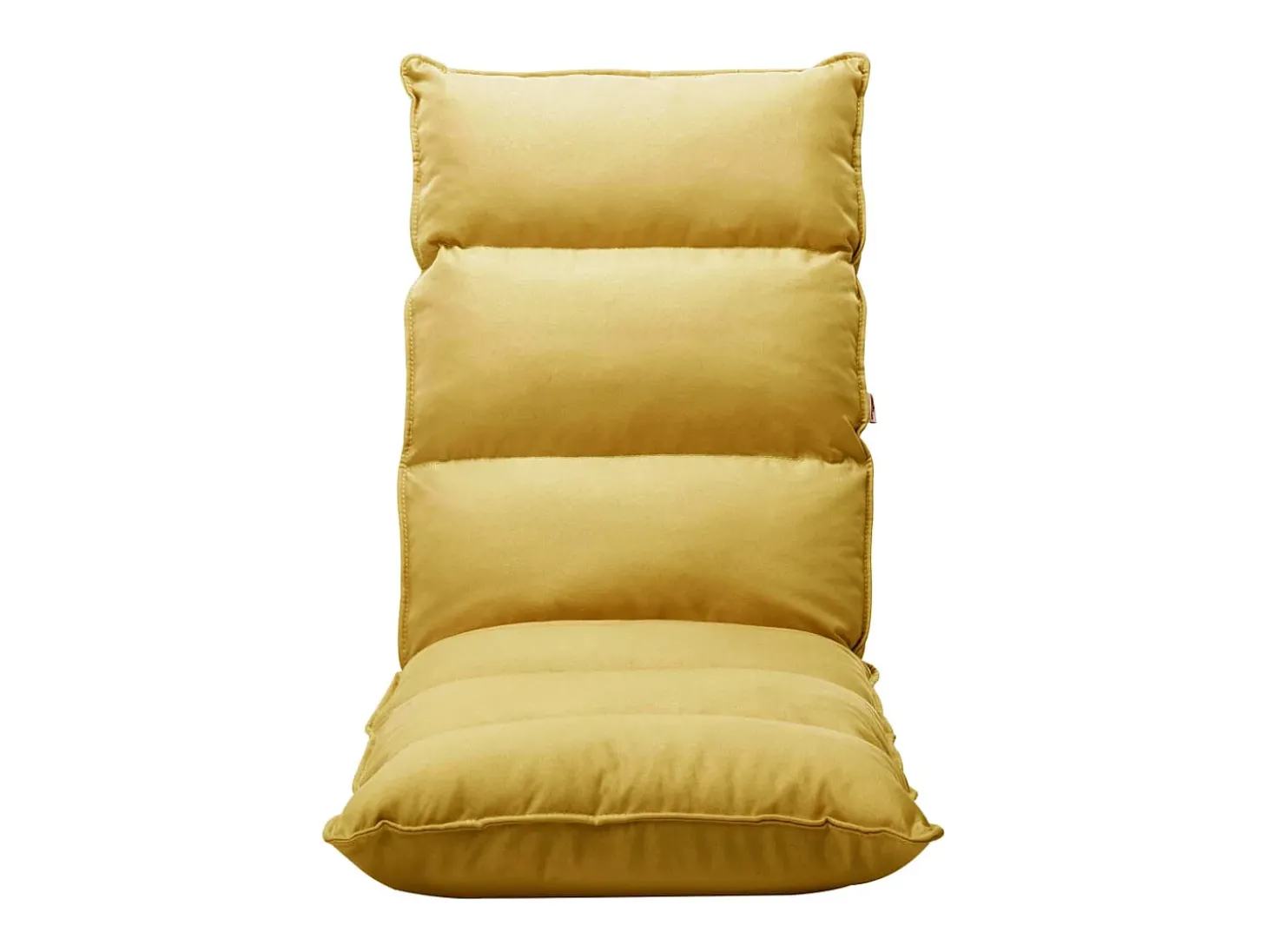 Colchão dobrável tecido amarelo mostarda