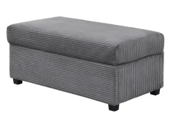 Combinação de sofá moderno 184x84.5x85.5cm - com apoio de pés removível e iluminação LED - com bolsos laterais - combinação livre - ​​Cinza