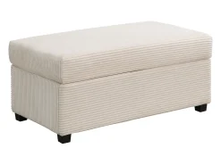 Combinação de sofá moderno 184x84.5x85.5cm - com apoio de pés removível e iluminação LED - com bolsos laterais - combinação livre - ​​Bege​