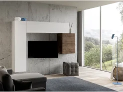 Composição da parede da sala A25 W.204 H.173.6 P.39.2