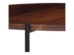 Conj. mesas de centro 2 pcs madeira de acácia maciça 60x35 cm