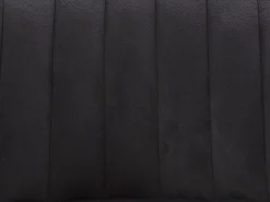 Conjunto de 2 bancos altos veludo e metal, altura ajustável, preto - ELEANA
