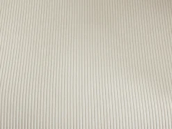 Conjunto de 2 bancos altos em veludo canelado e metal altura ajustável cor creme - ZINEA