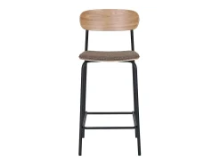 Conjunto de 2 Bancos Altos Estepona, Castanho, 49x42,5x95 cm, Kendra Home