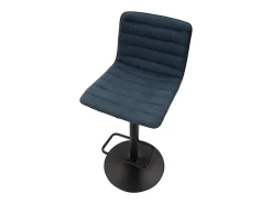 Conjunto de 2 Bancos Altos VKH445, Preto, 43x49,5x85,5 cm, Kendra Home