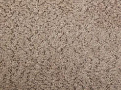 Conjunto de 2 bancos altos em tecido bouclé e metal preto, cor taupe - TOYBA