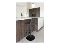 Conjunto de 2 Bancos Altos Middelfart, Cinzento, 43x43x108 cm, Kendra Home