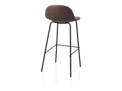 Conjunto de 2 bancos castanhos STING
