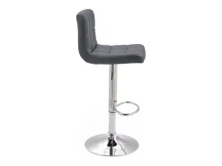 Conjunto de 2 bancos de barra cinzenta MIKE