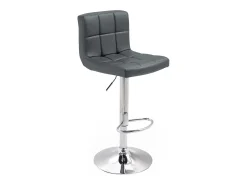 Conjunto de 2 bancos de barra cinzenta MIKE